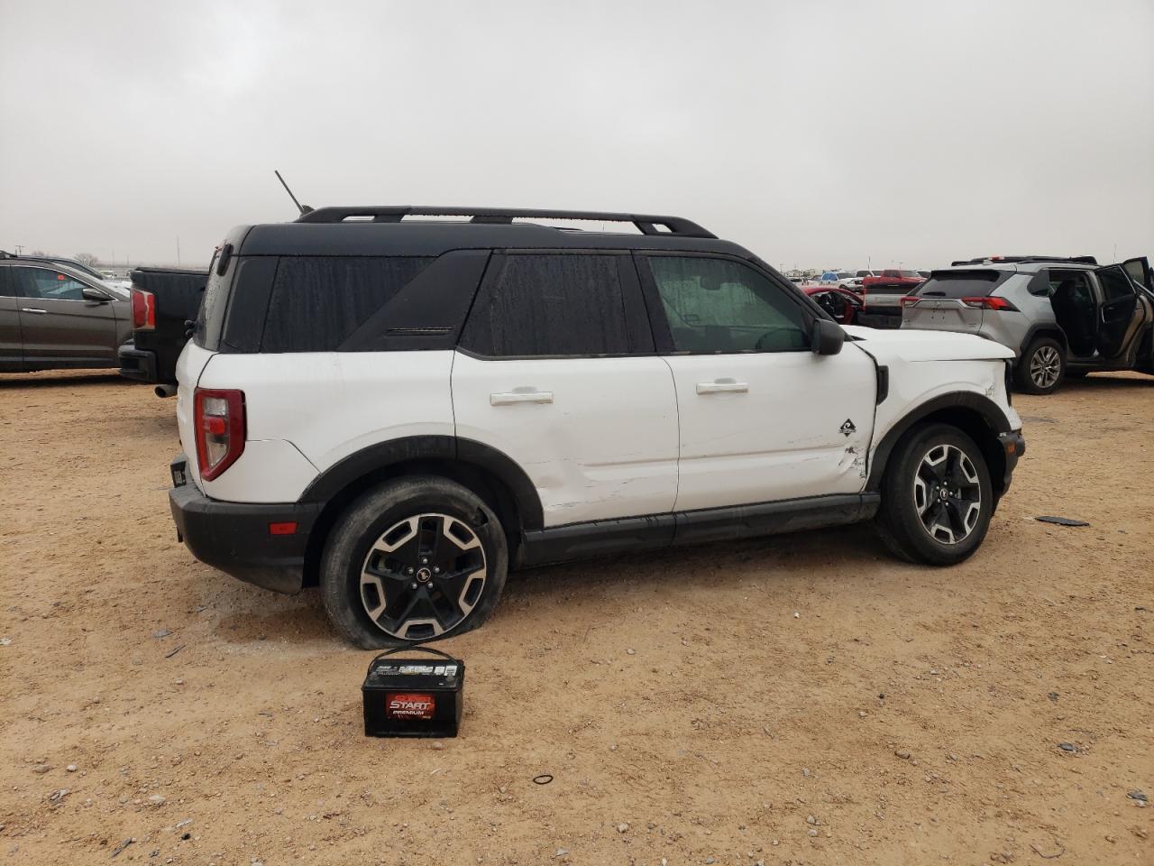 2022 Ford Bronco VIN 3FMCR9C61NRD14427 Copart auction photo, rear end / side damage thumbnail 3