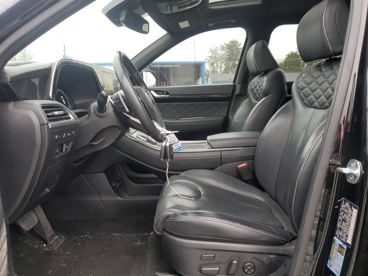 2020 Hyundai Palisade VIN KM8R5DHE1LU040614 Copart auction photo, rear end damage thumbnail 7