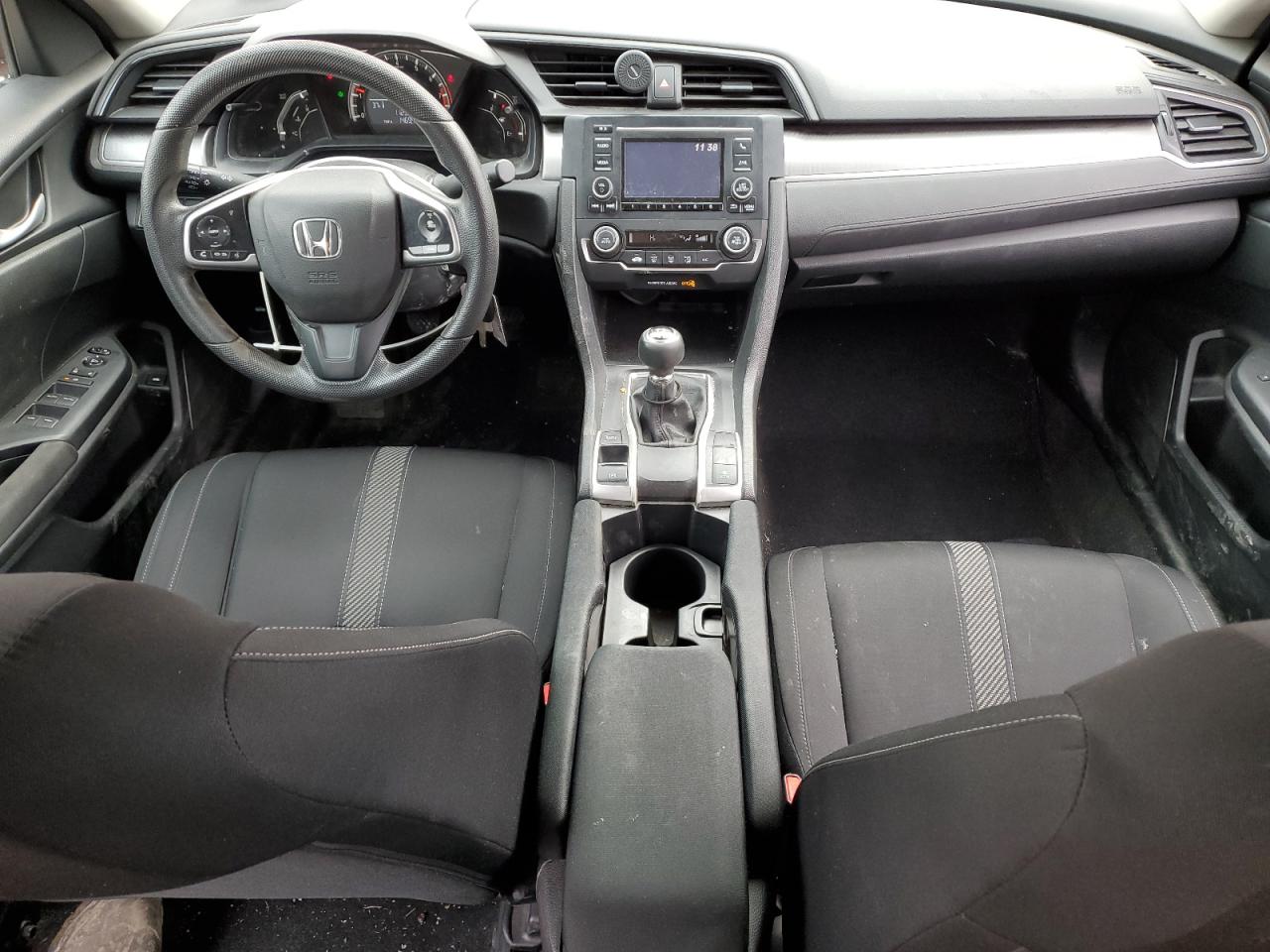 2018 Honda Civic VIN 2HGFC2E54JH593393 Copart auction photo, side / rear end damage thumbnail 8