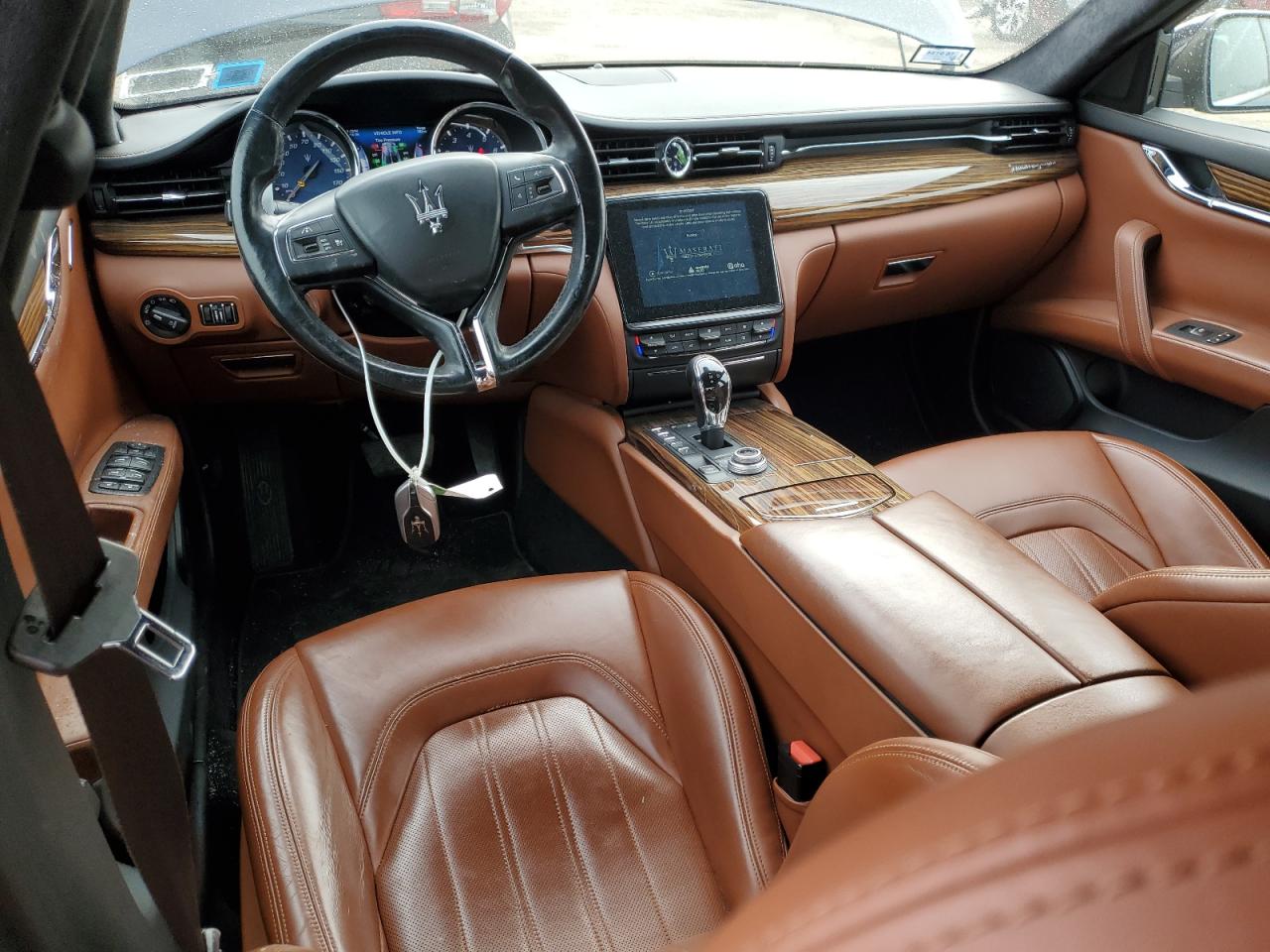 2017 Maserati Quattroporte VIN ZAM56RRL8H1204228 Copart auction photo, all over damage thumbnail 8