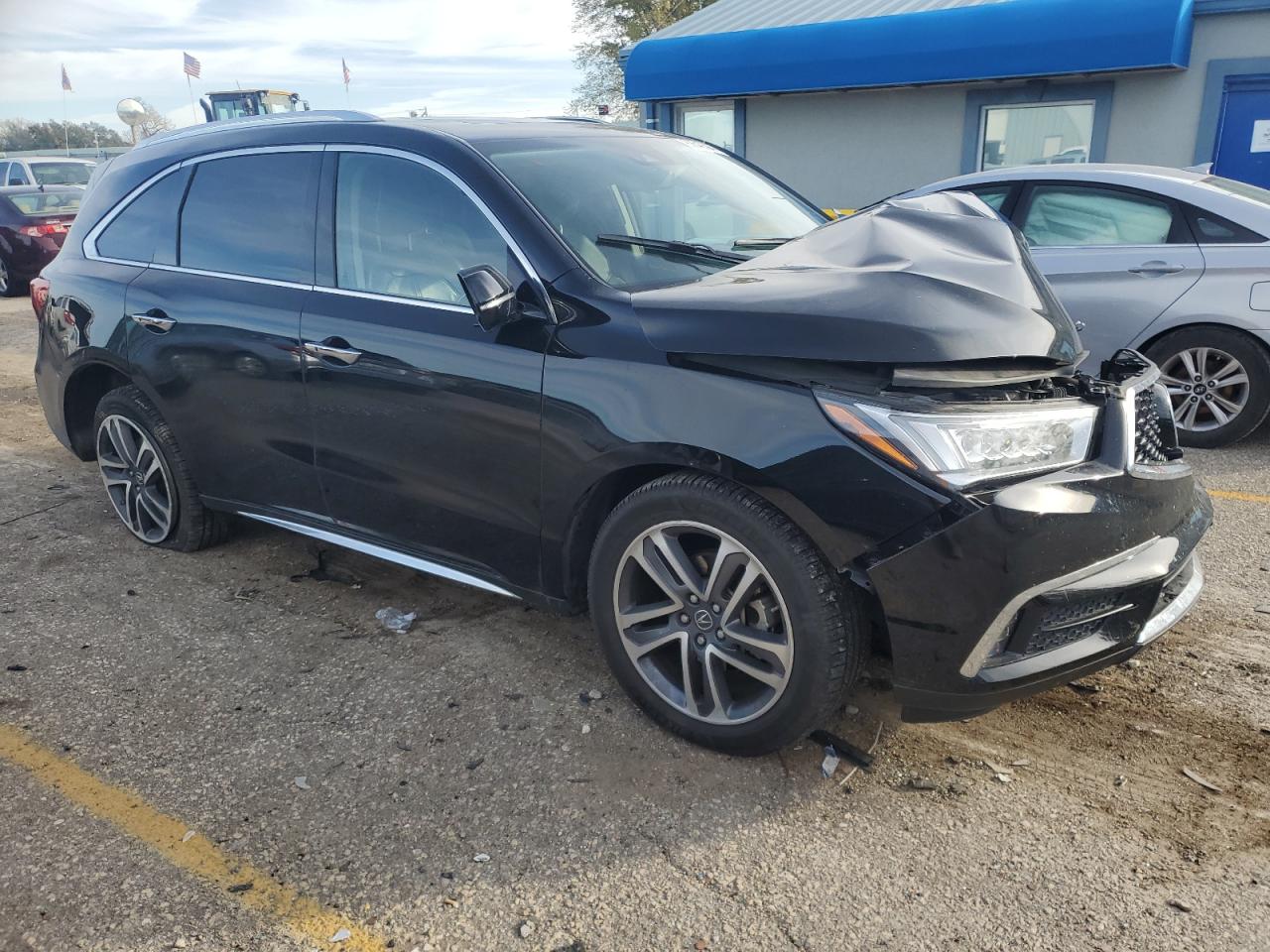 2018 Acura MDX VIN 5J8YD4H94JL000960 Copart auction photo, front end damage thumbnail 4