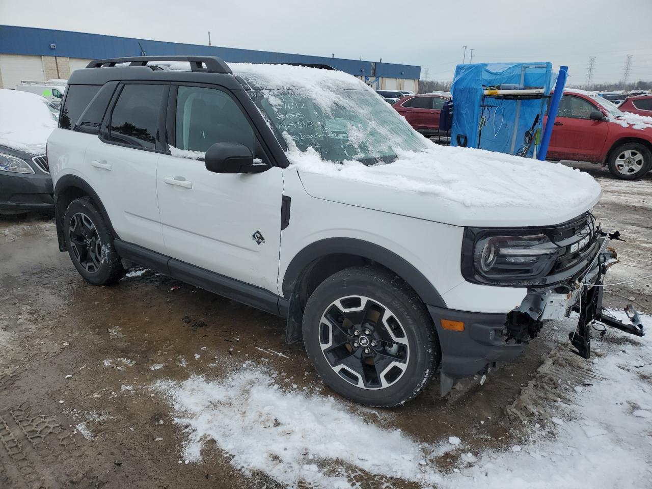 2023 Ford Bronco VIN 3FMCR9C69PRD84390 Copart auction photo, front end damage thumbnail 4