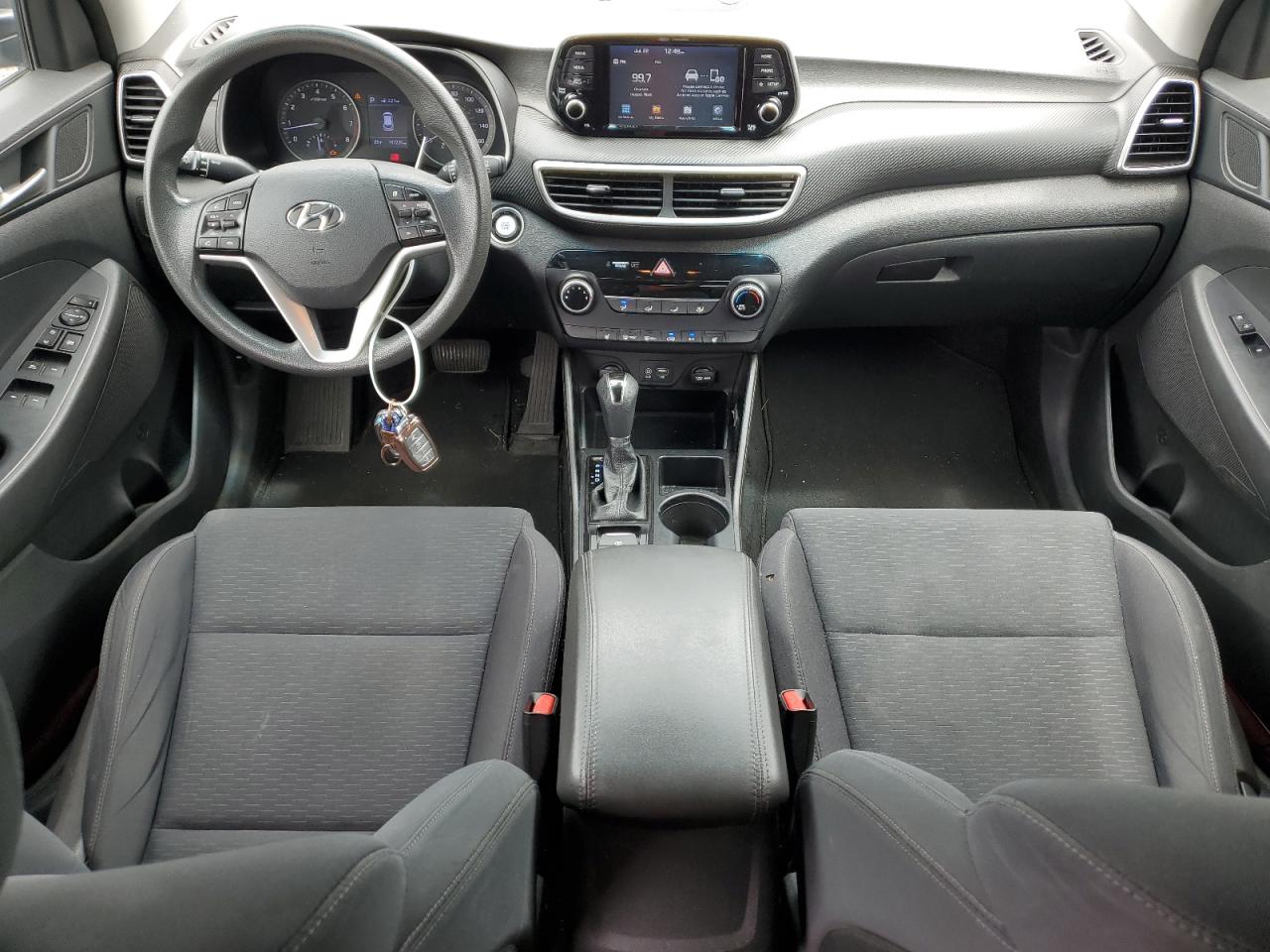 2019 Hyundai Tucson VIN KM8J3CA48KU055057 Copart auction photo, all over damage thumbnail 8