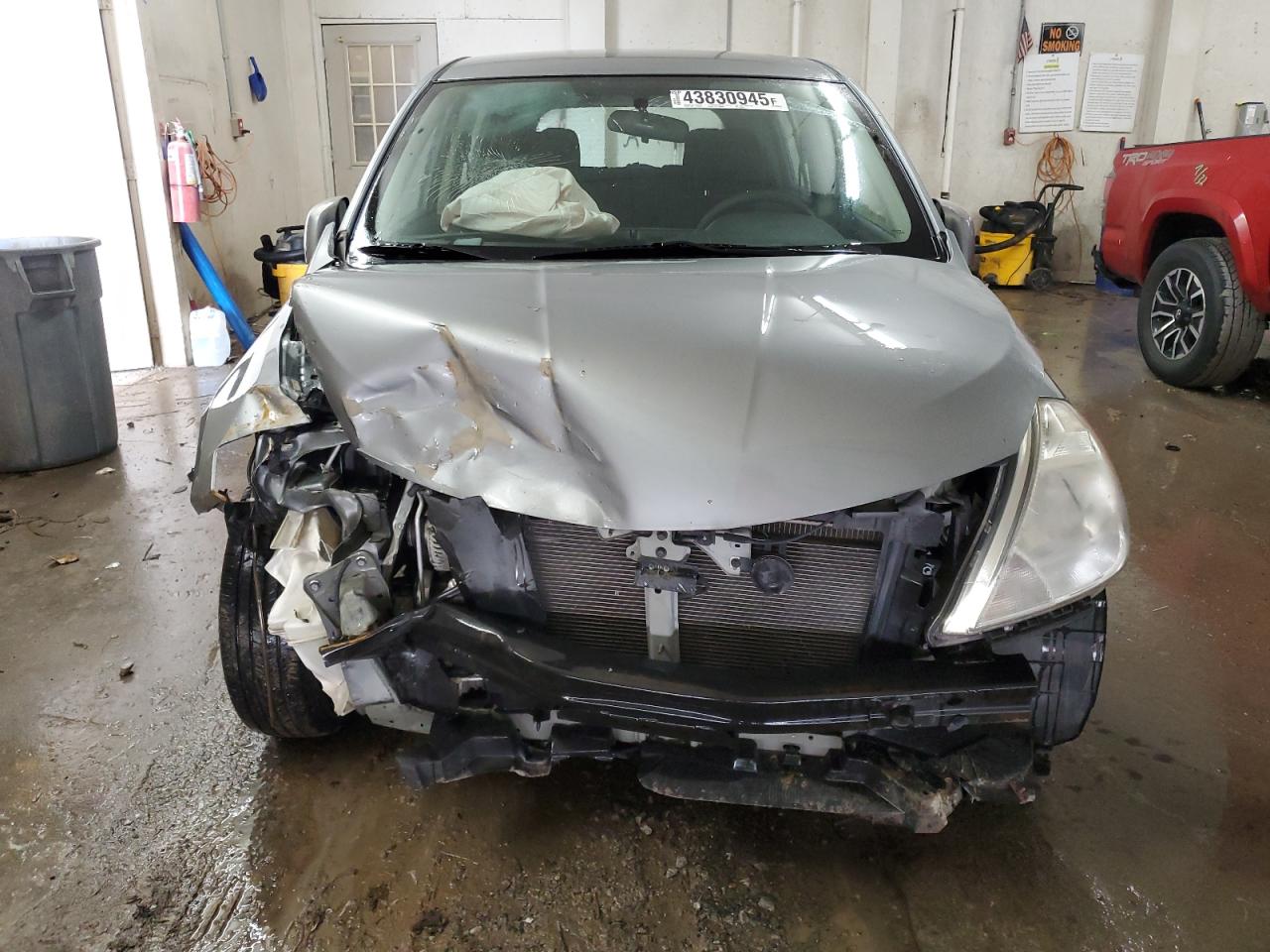 2012 Nissan Versa VIN 3N1BC1CP3CL373879 Copart auction photo, front end / side damage thumbnail 5