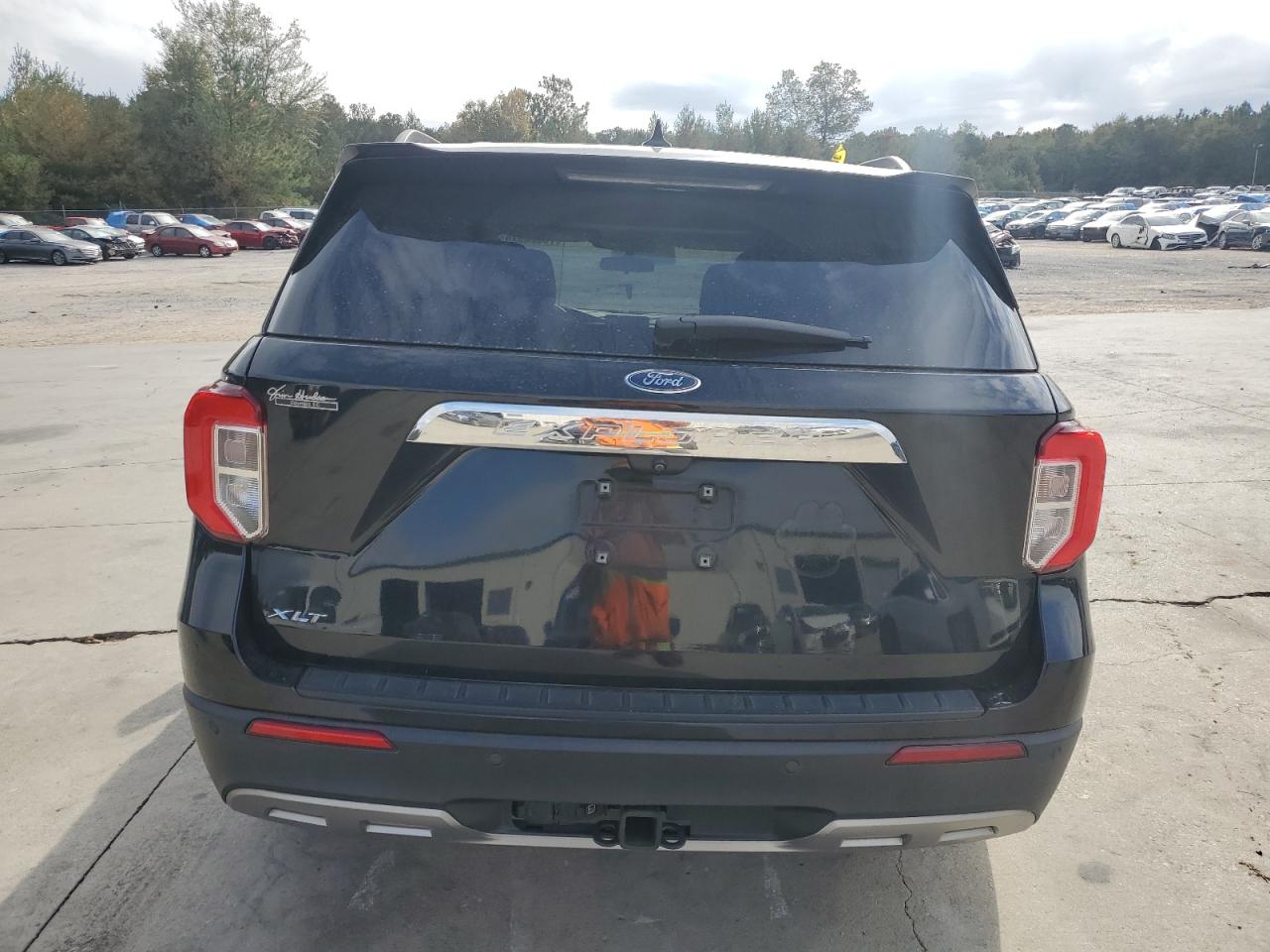 2020 Ford Explorer VIN 1FMSK7DH9LGC73666 Copart auction photo, side / front end damage thumbnail 6