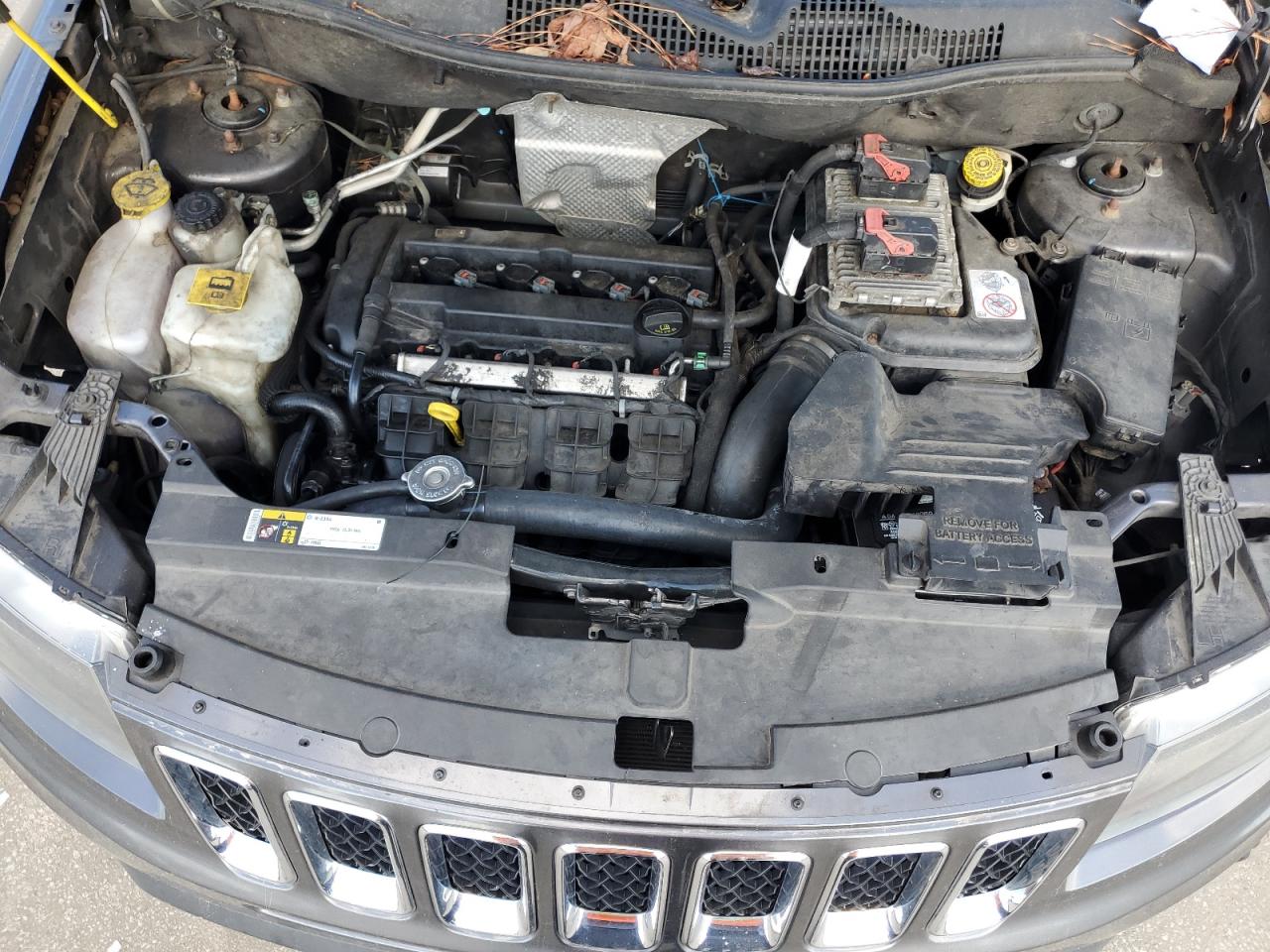 2016 Jeep Compass VIN 1C4NJCBAXGD763382 Copart auction photo, water/flood damage thumbnail 12