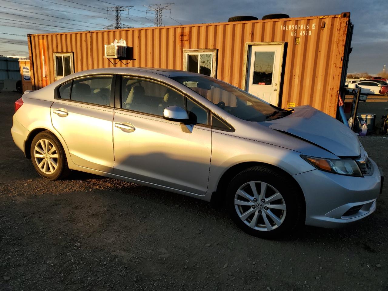 2012 Honda Civic VIN 19XFB2F94CE029647 Copart auction photo, front end / minor dent/scratches damage thumbnail 4