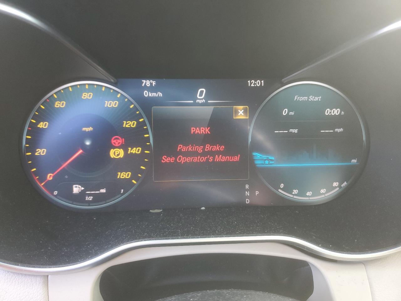 2021 Mercedes-Benz C-klasse VIN W1KWF8DB3MR645929 Copart auction photo, rear end / water/flood damage thumbnail 9