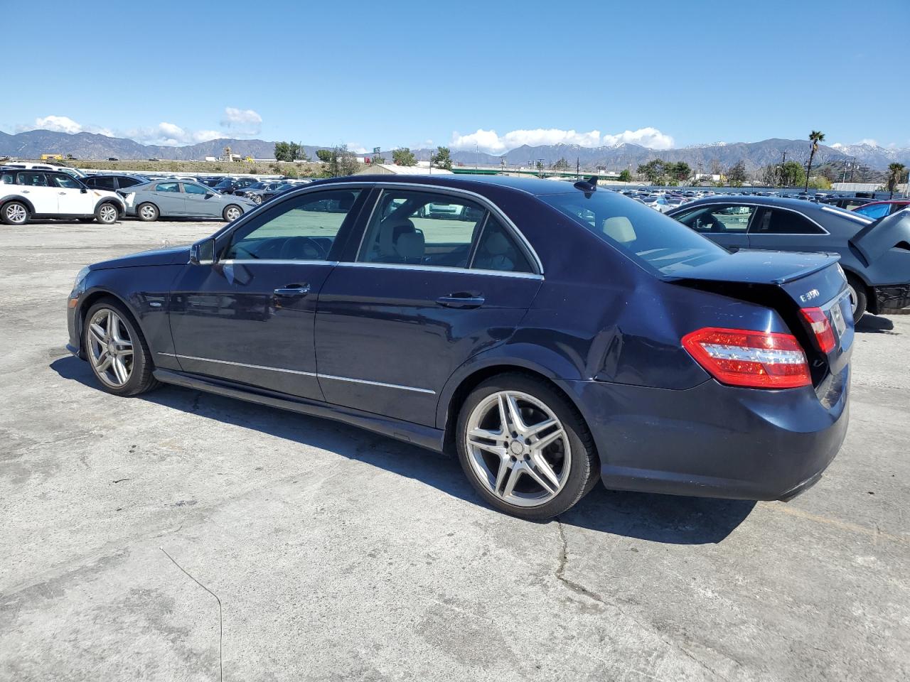 2012 Mercedes-Benz E-klasse VIN WDDHF5KB7CA554945 Copart auction photo, rear end damage thumbnail 2