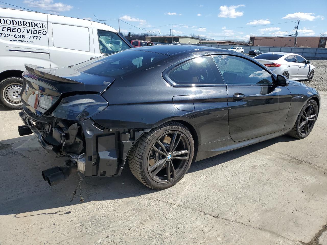 2016 BMW 6er VIN WBA6H1C52GD932989 Copart auction photo, rear end / minor dent/scratches damage thumbnail 3