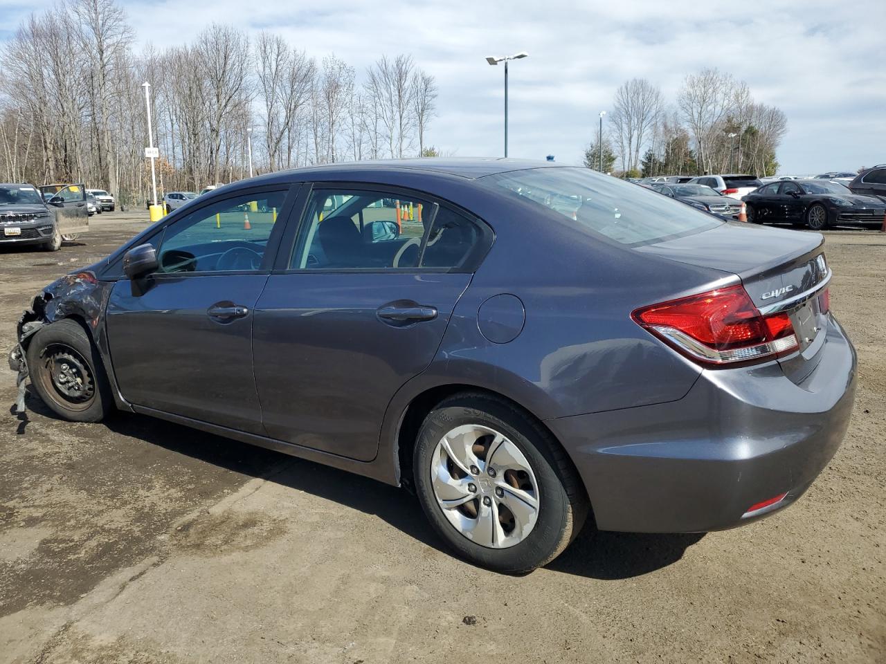 2015 Honda Civic VIN 19XFB2F52FE214345 Copart auction photo, front end / minor dent/scratches damage thumbnail 2