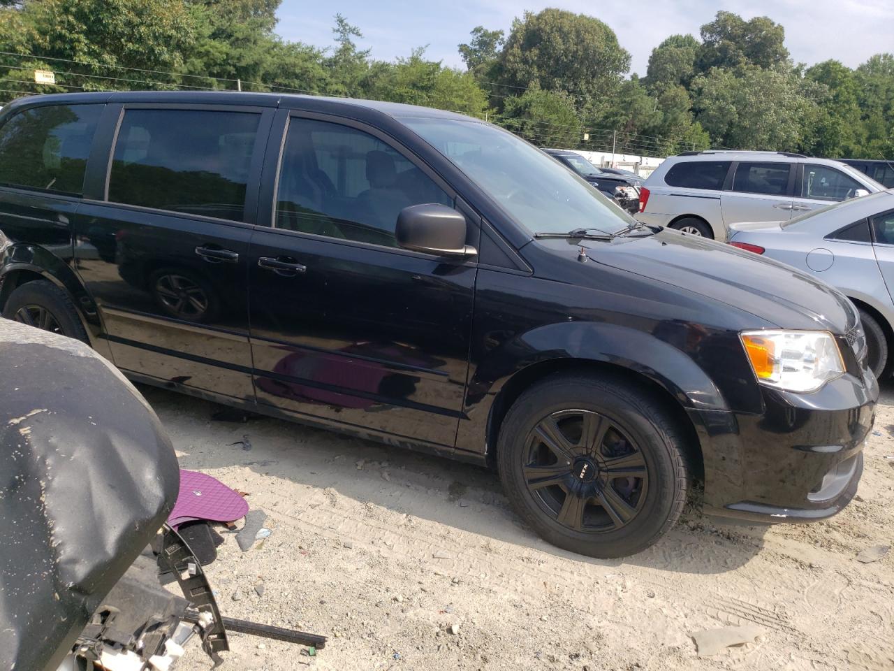 2016 Dodge Caravan VIN 2C4RDGBG2GR191869 Copart auction photo, mechanical damage thumbnail 4