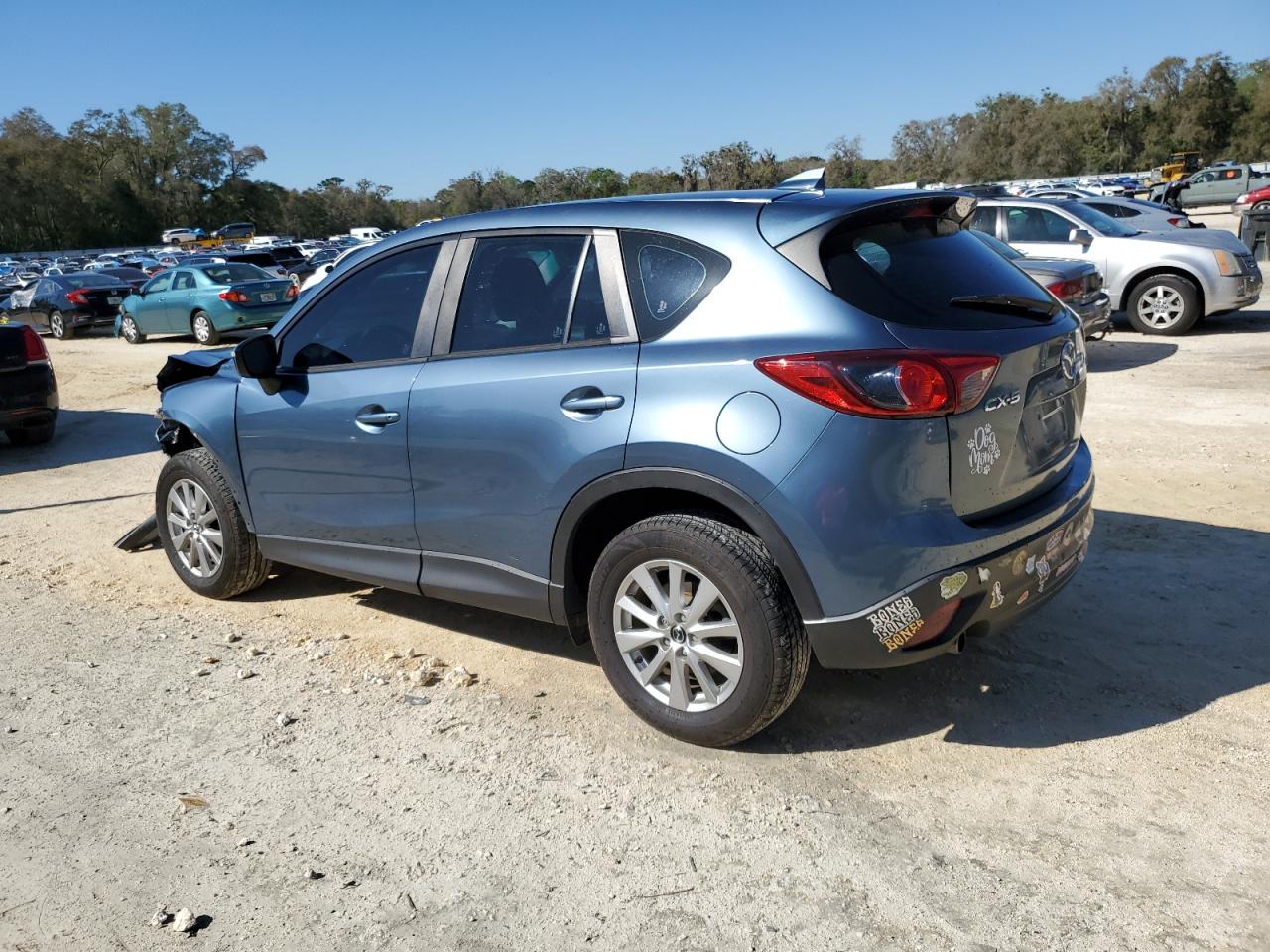 2016 Mazda CX-5 VIN JM3KE2BYXG0744280 Copart auction photo, front end damage thumbnail 2