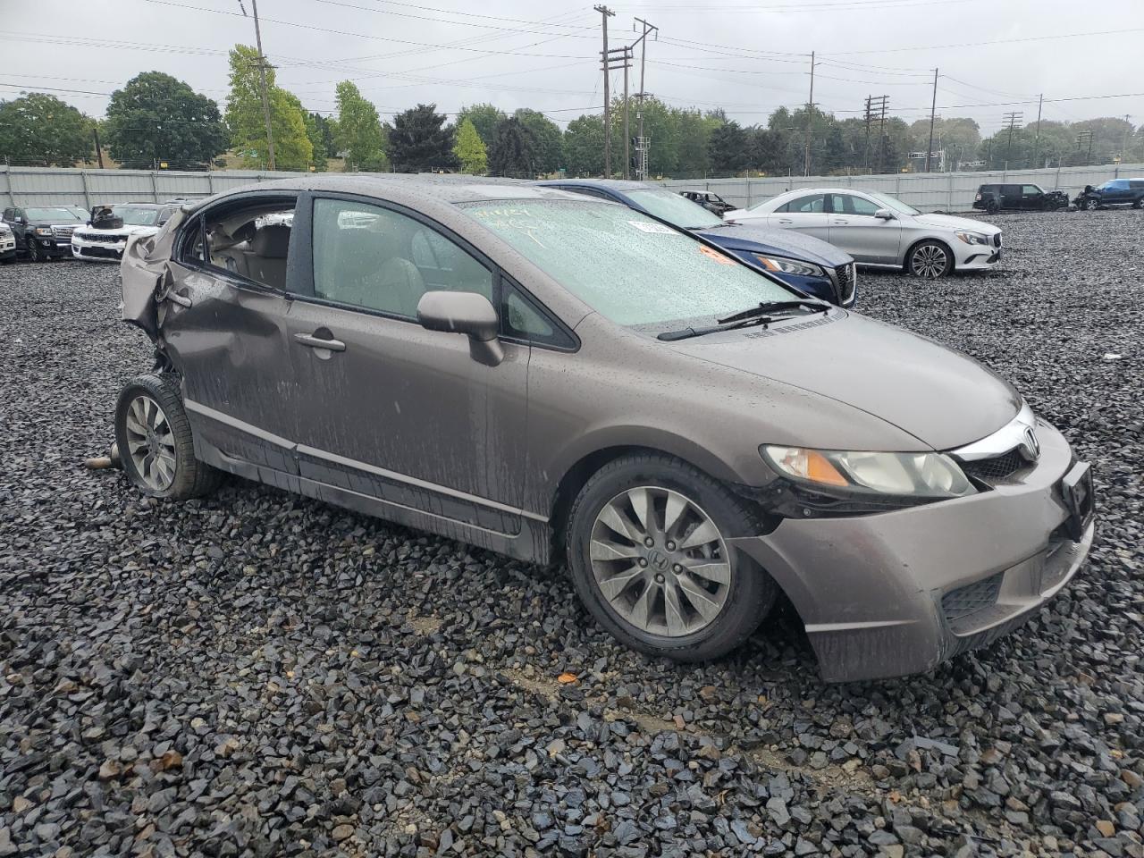 2009 Honda Civic VIN 2HGFA16969H511368 Copart auction photo, rear end / front end damage thumbnail 4