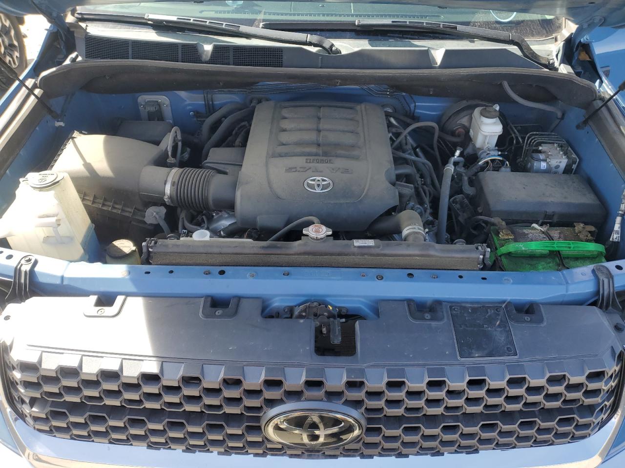 2020 Toyota Tundra VIN 5TFDY5F10LX935358 Copart auction photo, side damage thumbnail 12