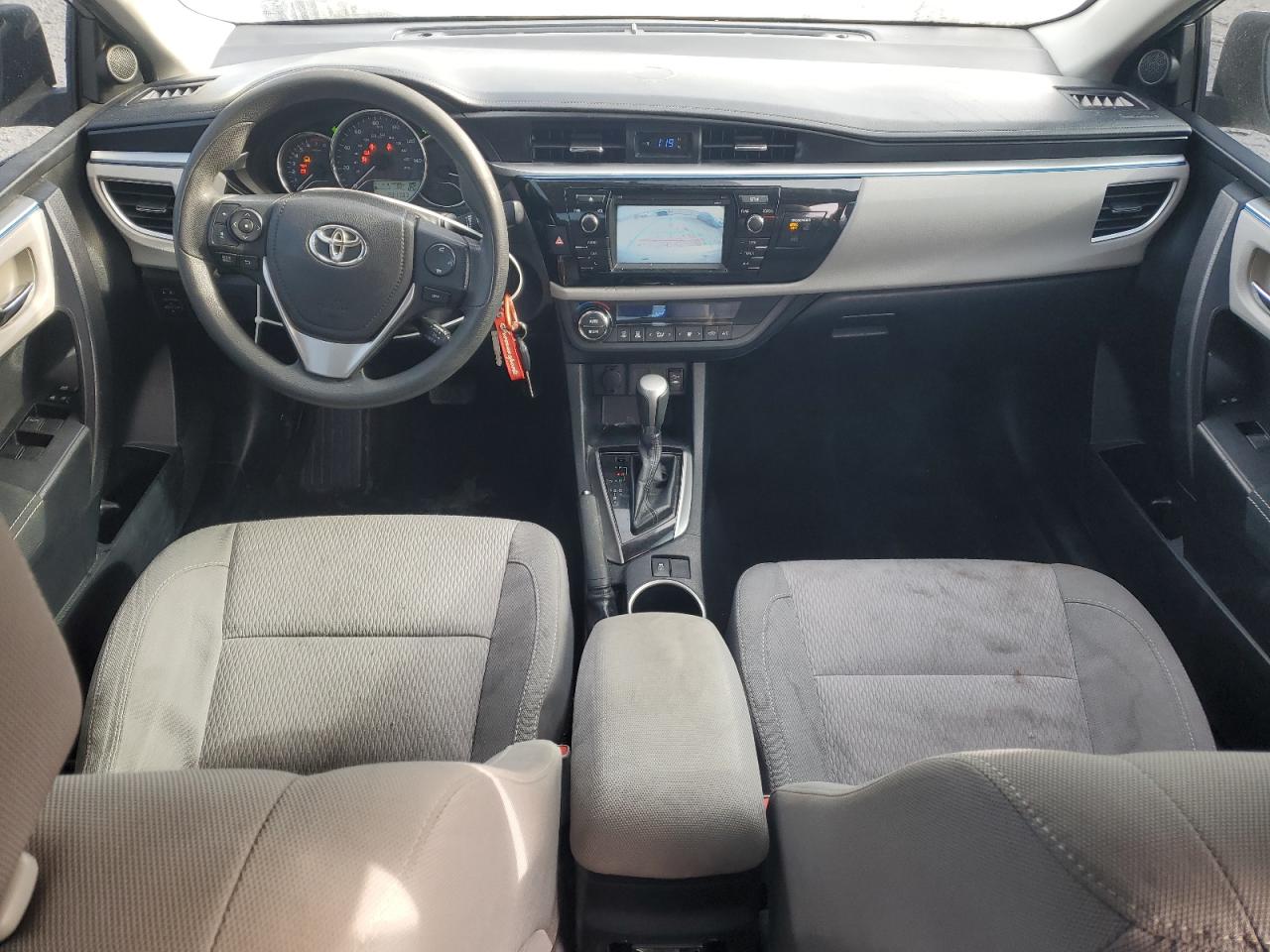 2015 Toyota Corolla VIN 2T1BURHEXFC312083 Copart auction photo, front end / side damage thumbnail 8
