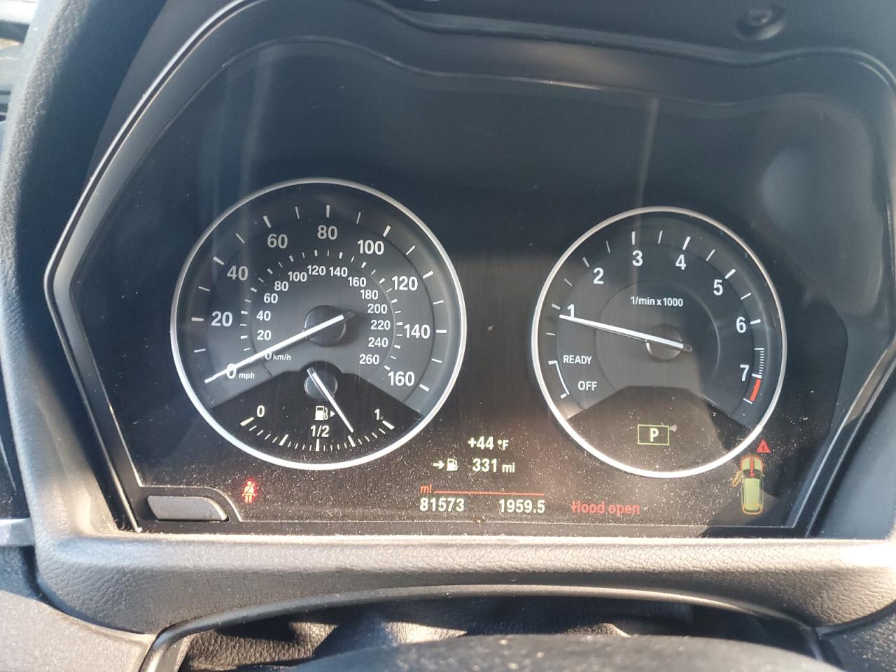 2018 BMW X1 VIN WBXHT3C33J5L25539 Copart auction photo, front end / side damage thumbnail 9
