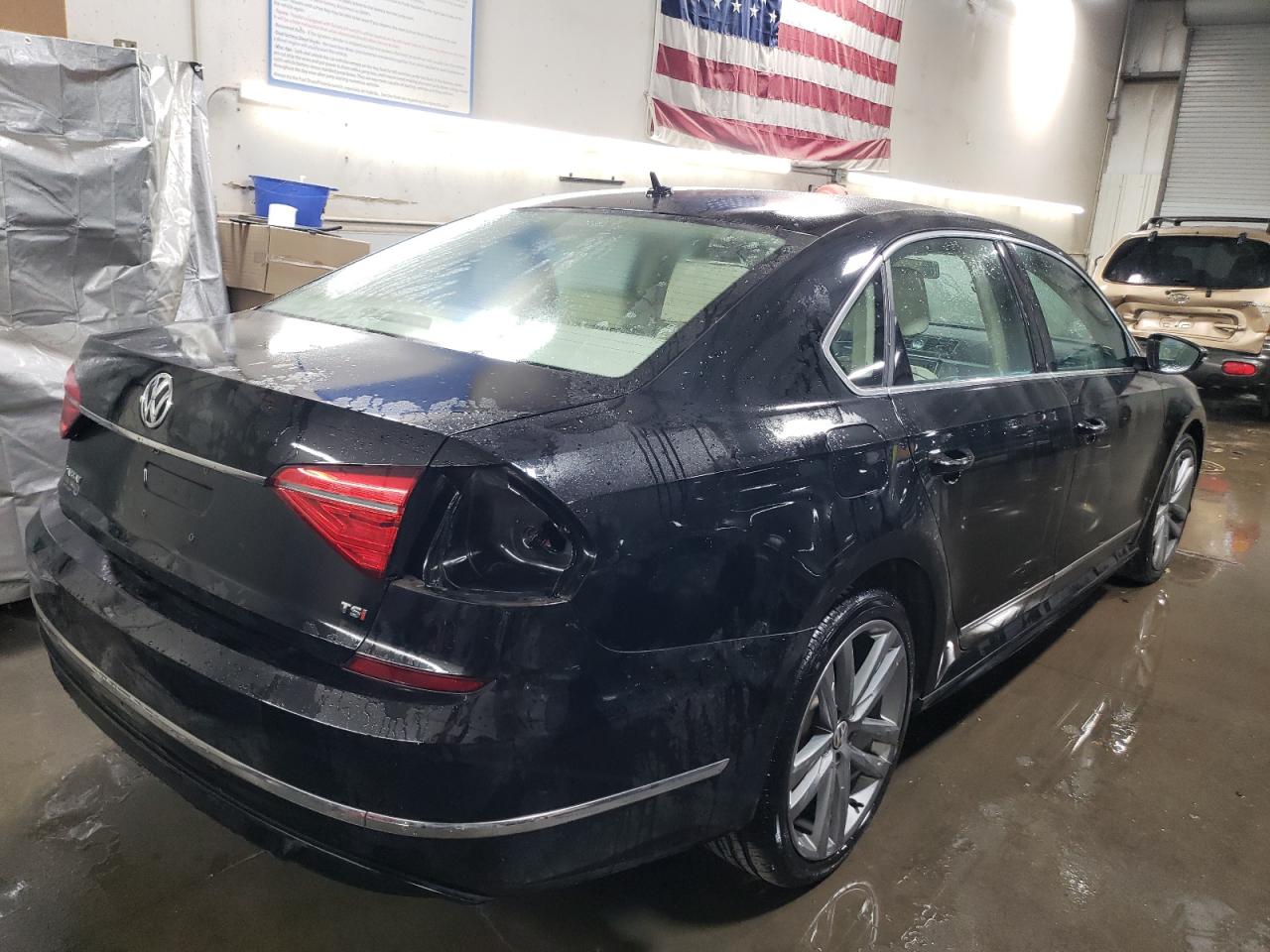 2016 Volkswagen Passat VIN 1VWAT7A36GC058374 Copart auction photo, rear end damage thumbnail 3