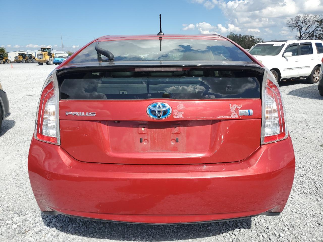 2014 Toyota Prius VIN JTDKN3DU2E0365764 Copart auction photo, front end damage thumbnail 6