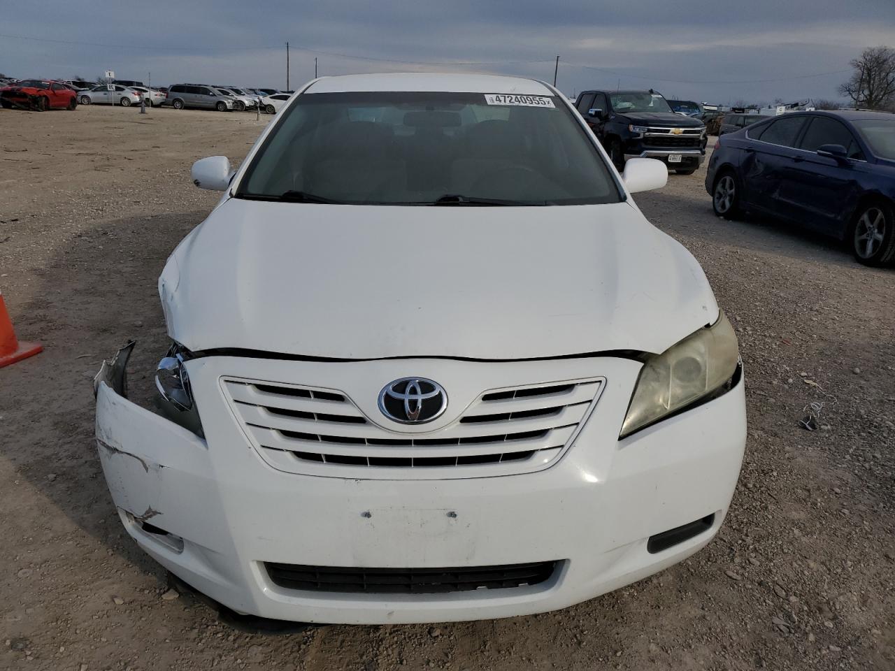 2008 Toyota Camry VIN 4T1BE46K48U778585 Copart auction photo, front end damage thumbnail 5