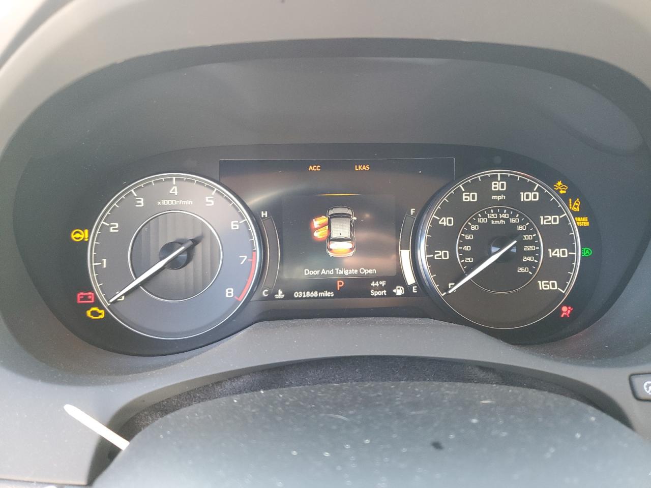 2021 Acura RDX VIN 5J8TC1H70ML009721 Copart auction photo, rear end damage thumbnail 9