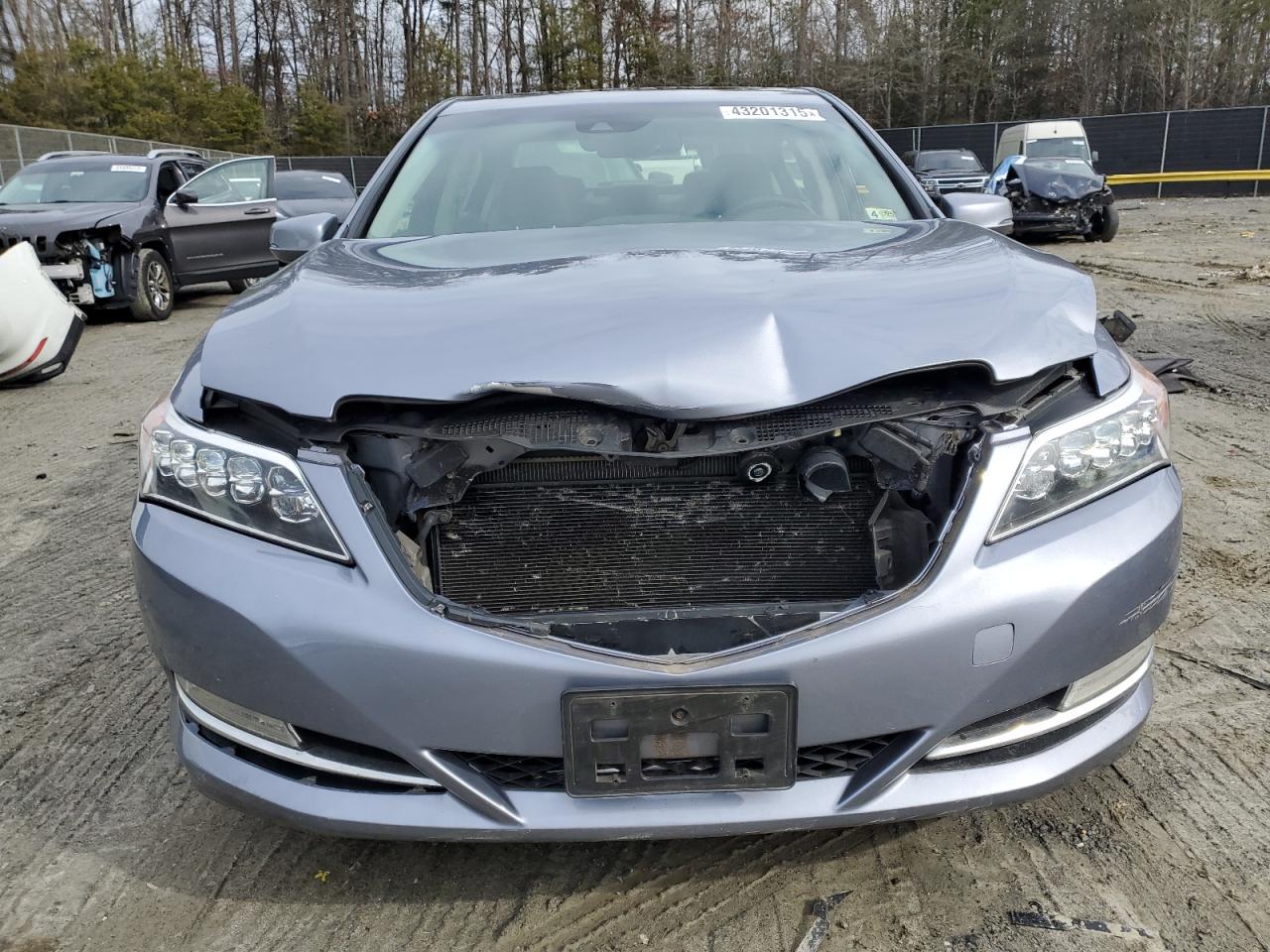 2014 Acura RLX VIN JH4KC1F31EC002626 Copart auction photo, front end / minor dent/scratches damage thumbnail 5
