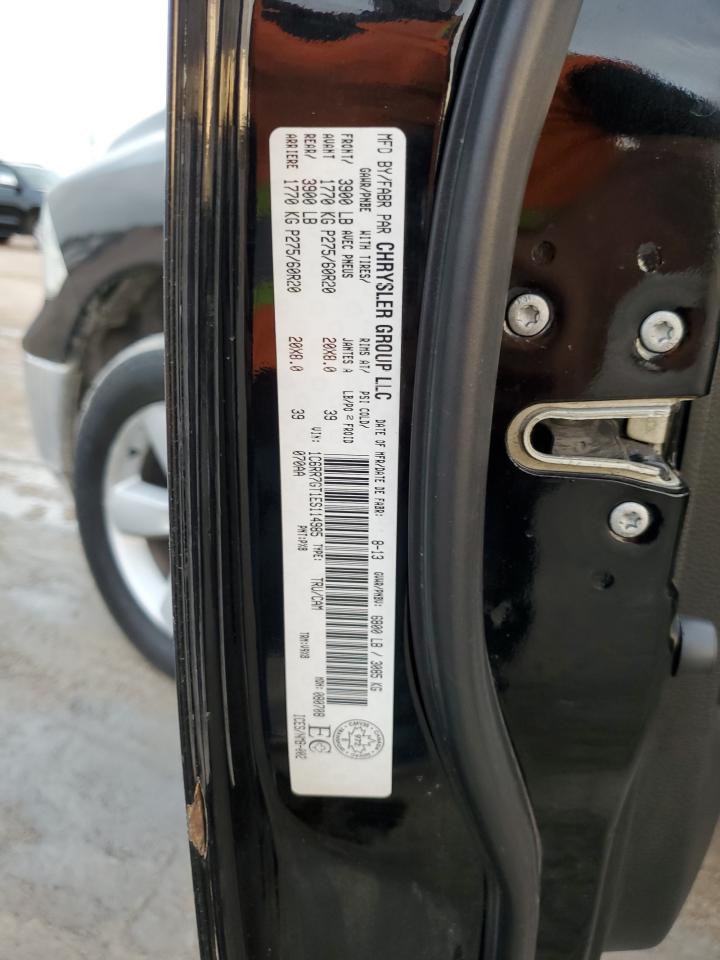 2014 RAM 1500 VIN 1C6RR7GT1ES114985 Copart auction photo, normal wear damage thumbnail 12