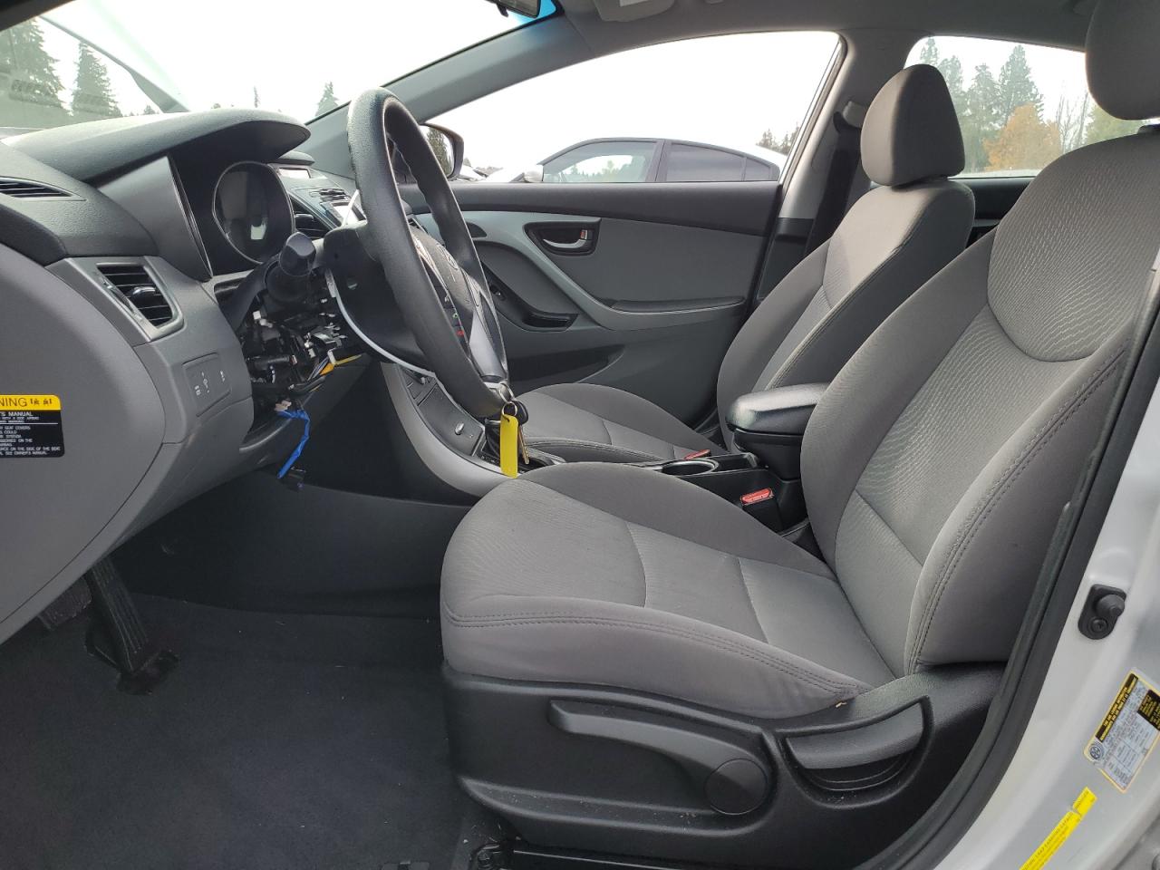 2015 Hyundai Elantra VIN 5NPDH4AE3FH607338 Copart auction photo, vandalism damage thumbnail 7