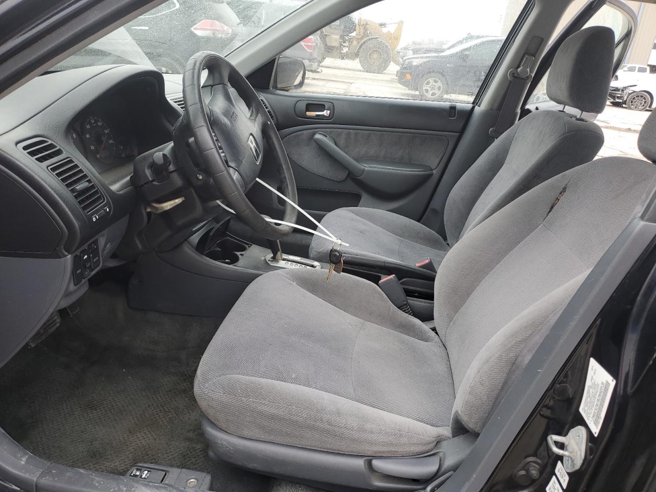 2002 Honda Civic VIN 2HGES26792H501131 Copart auction photo, front end / side damage thumbnail 7
