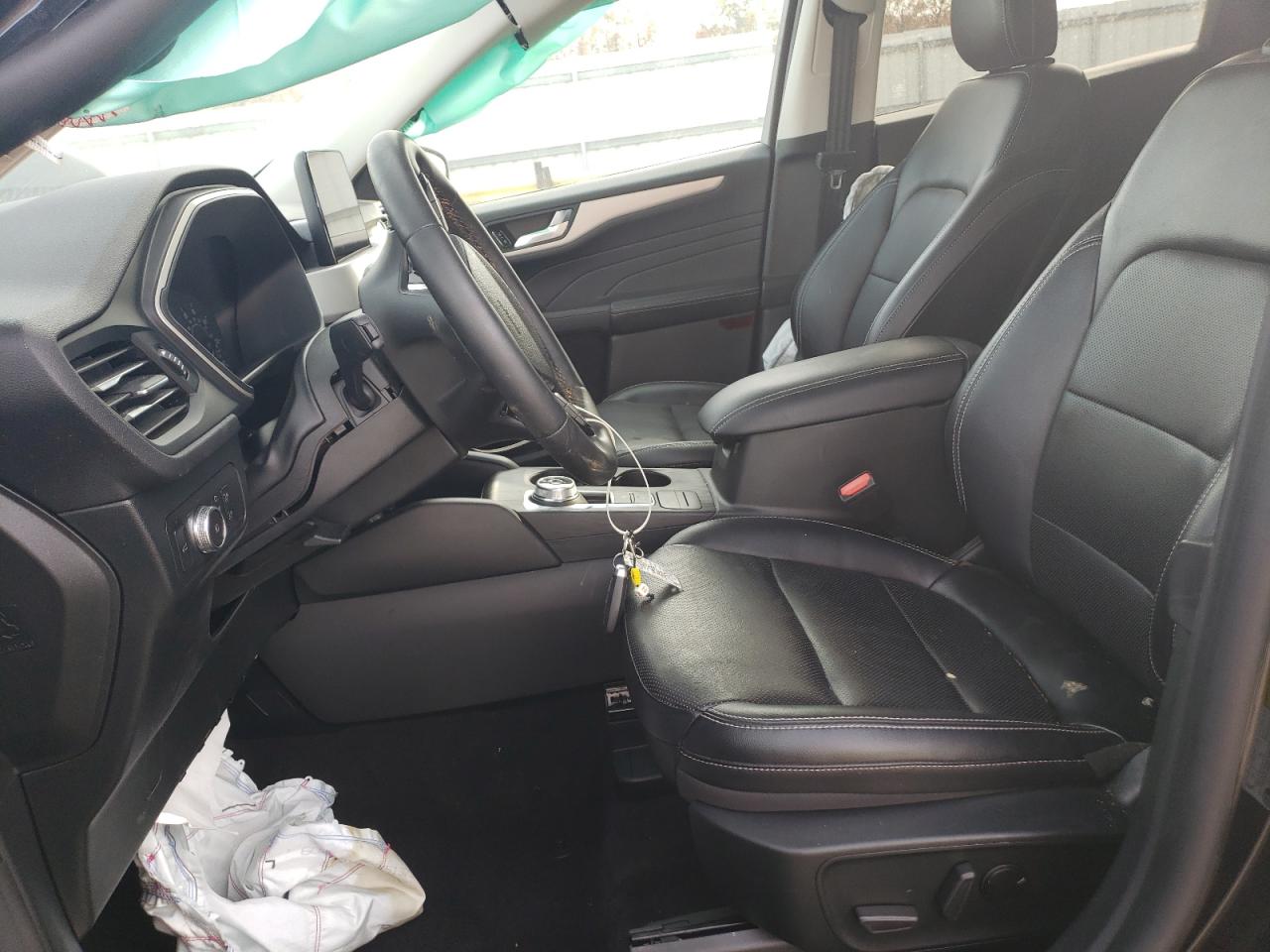 2022 Ford Escape VIN 1FMCU9H62NUA69735 Copart auction photo, front end / side damage thumbnail 7
