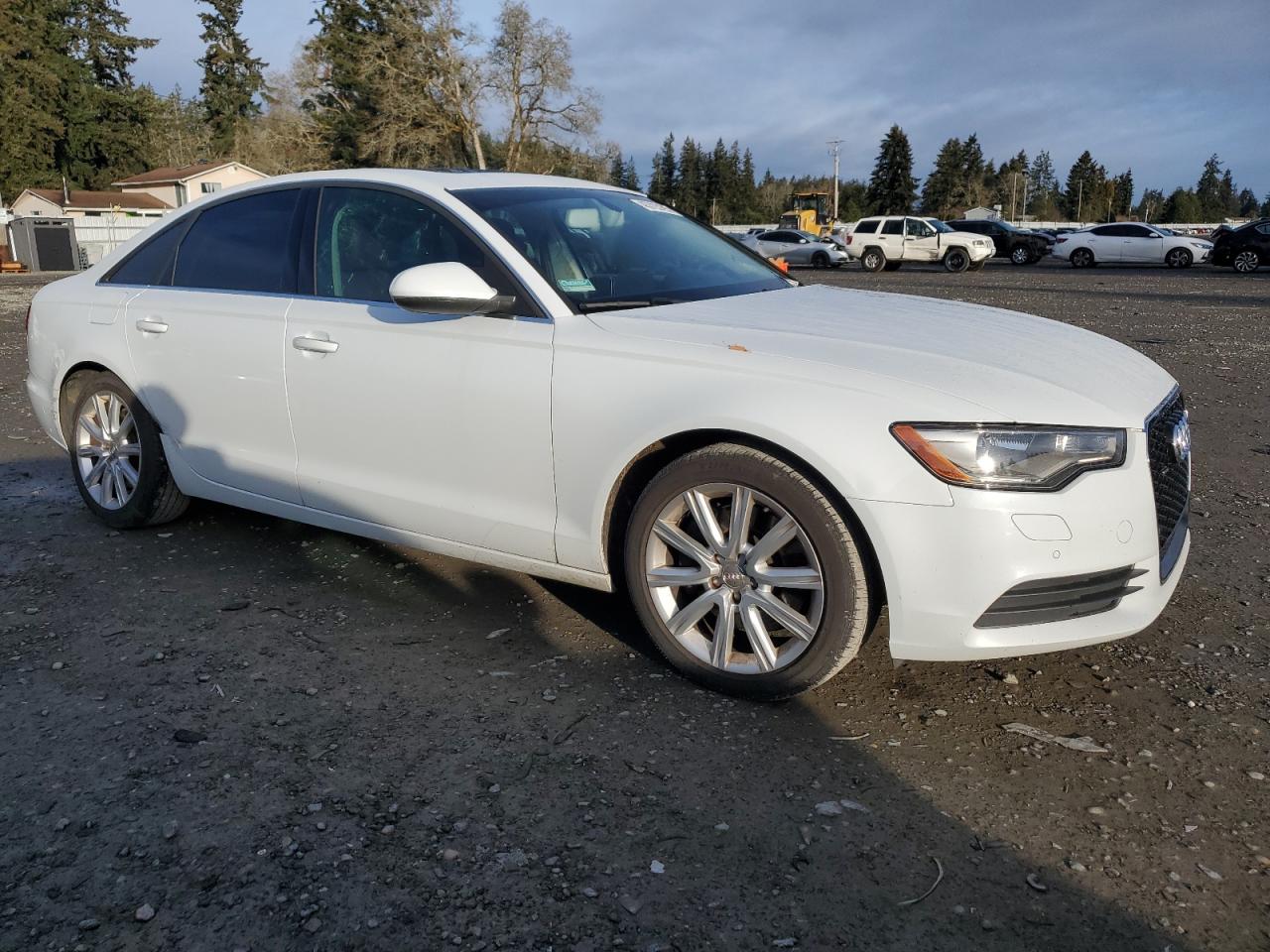 2014 Audi A6 VIN WAUFMAFC4EN102057 Copart auction photo, side damage thumbnail 4