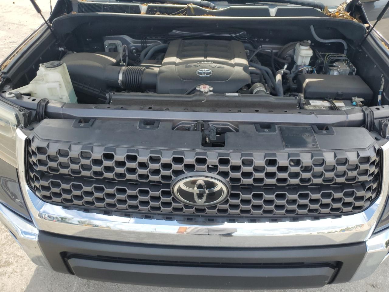 2018 Toyota Tundra VIN 5TFDY5F16JX773703 Copart auction photo, top/roof damage thumbnail 13