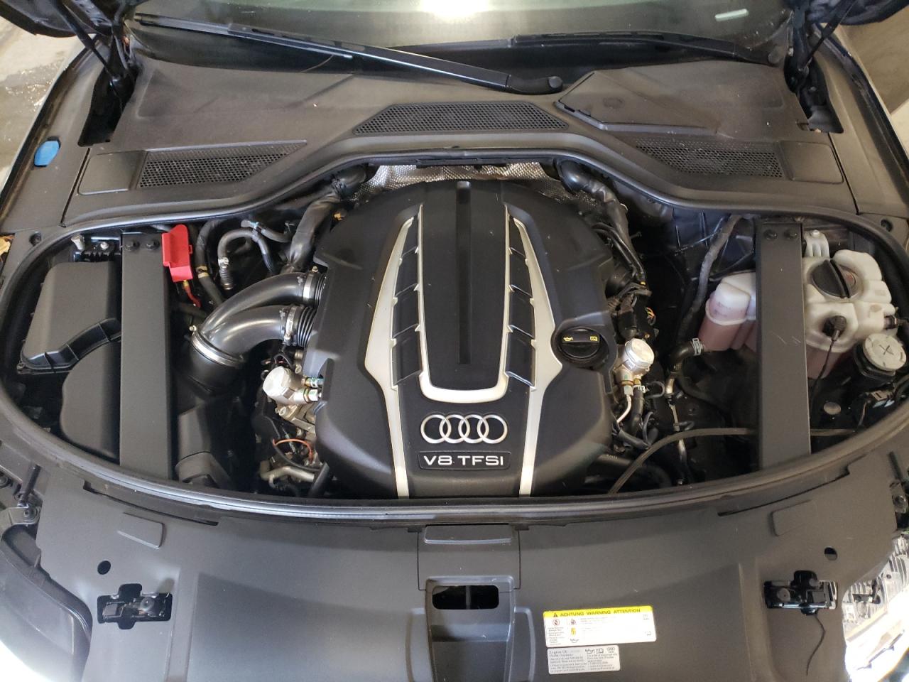 2014 Audi A8 VIN WAUR2AFD8EN006198 Copart auction photo, front end damage thumbnail 11