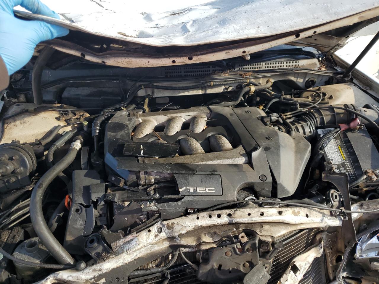 2001 Honda Accord VIN 1HGCG16521A012407 Copart auction photo, front end damage thumbnail 12