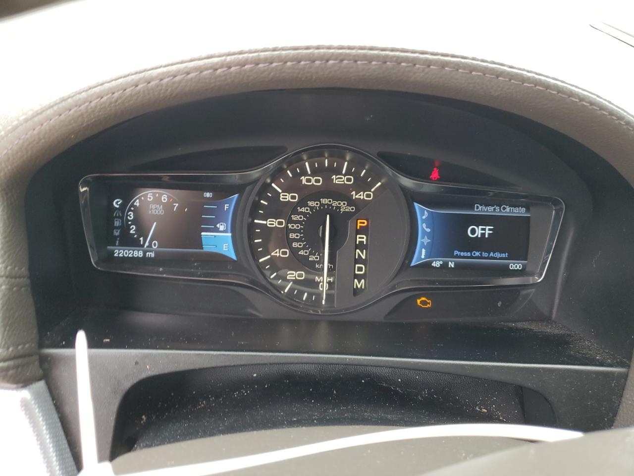 2012 Lincoln MKX VIN 2LMDJ6JK6CBL08035 Copart auction photo, side / rear end damage thumbnail 9