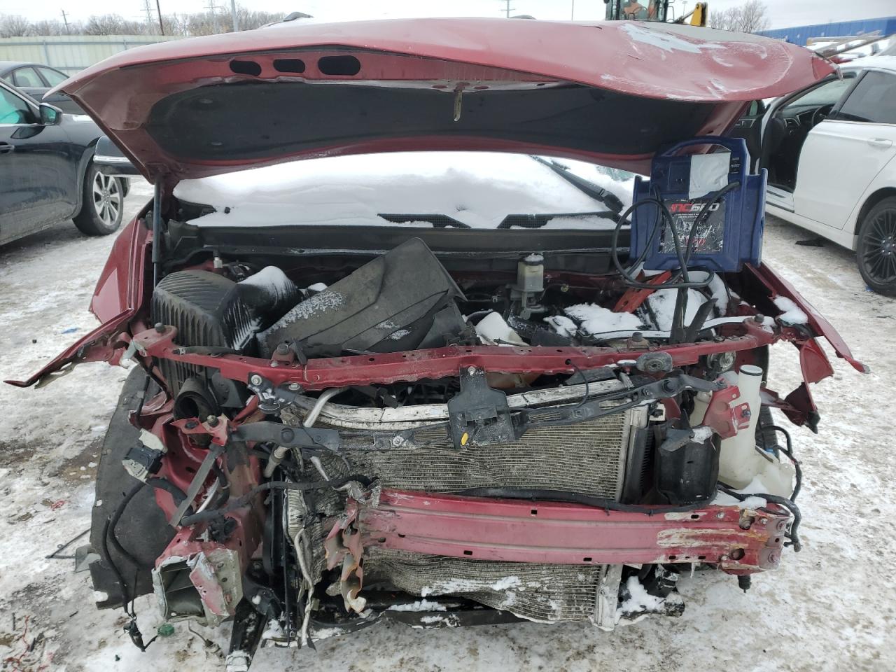 2021 Chevrolet Traverse VIN 1GNERGKW7MJ107382 Copart auction photo, front end / all over damage thumbnail 12