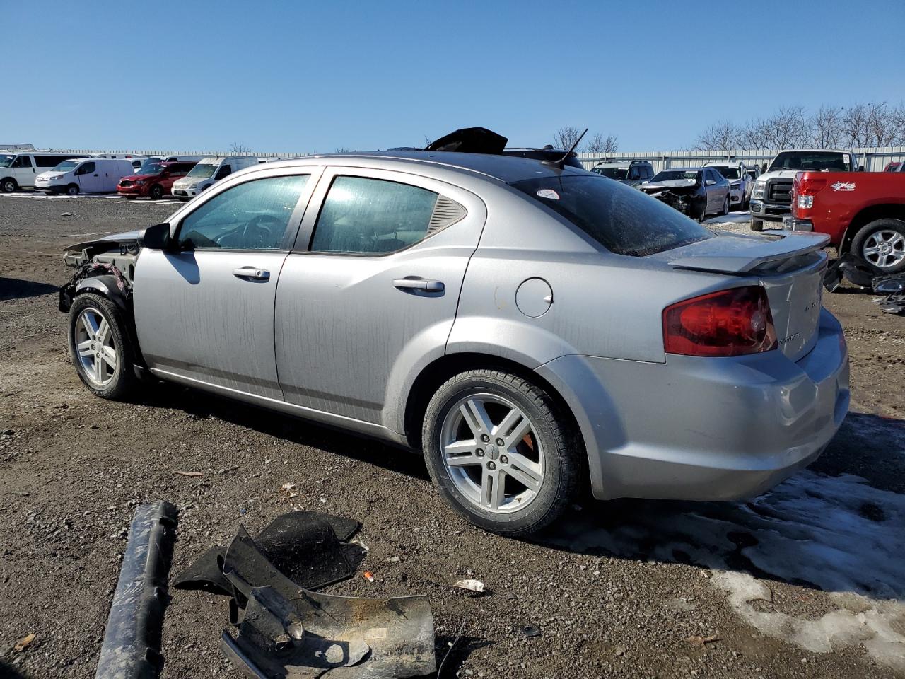 2014 Dodge Avenger VIN 1C3CDZAG4EN201979 Copart auction photo, front end / minor dent/scratches damage thumbnail 2