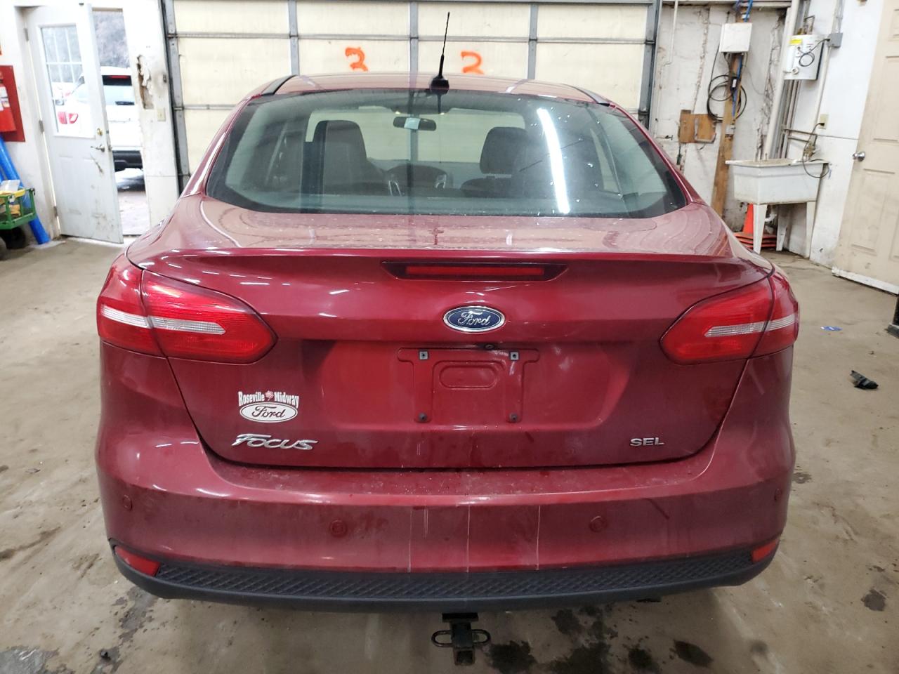 2017 Ford Focus VIN 1FADP3H26HL237404 Copart auction photo, side / front end damage thumbnail 6