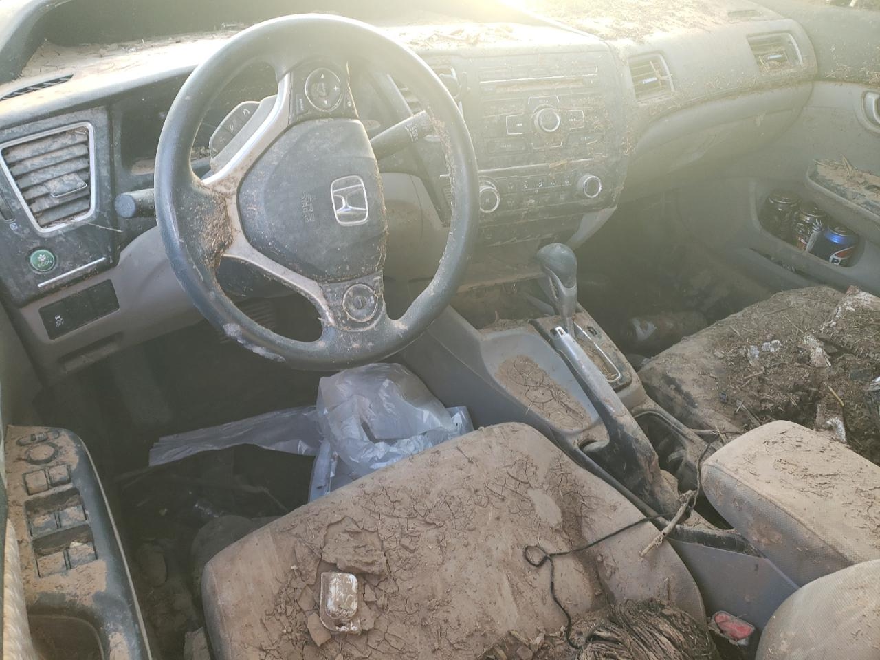 2015 Honda Civic VIN 2HGFB2F58FH519063 Copart auction photo, water/flood damage thumbnail 8