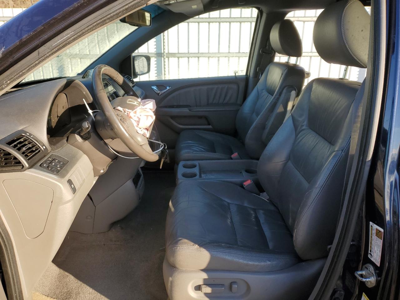 2008 Honda Odyssey VIN 5FNRL38728B063454 Copart auction photo, front end / side damage thumbnail 7