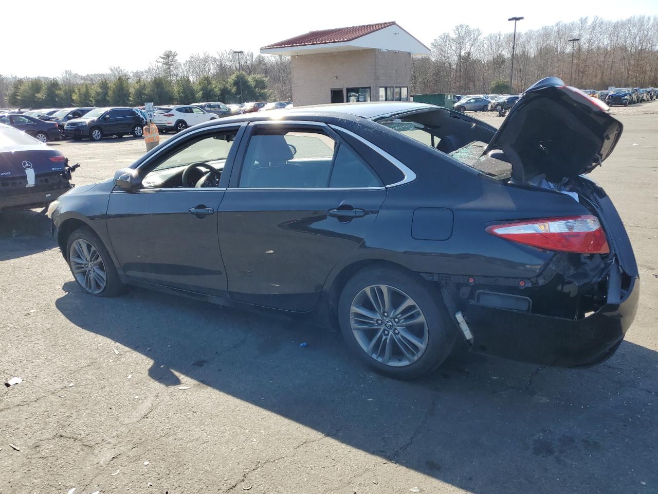 2017 Toyota Camry VIN 4T1BF1FK1HU811196 Copart auction photo, rear end / side damage thumbnail 2