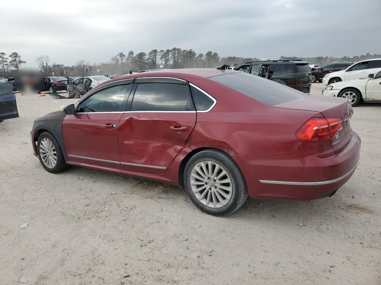 2016 Volkswagen Passat VIN 1VWBS7A35GC006984 Copart auction photo, side / front end damage thumbnail 2
