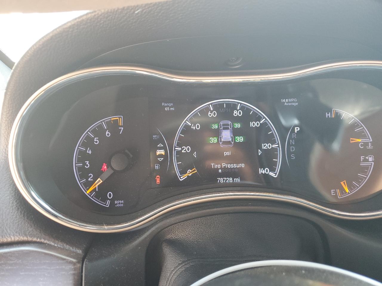 2014 Jeep Grand Cherokee VIN 1C4RJFAG6EC570240 Copart auction photo, vandalism / top/roof damage thumbnail 9