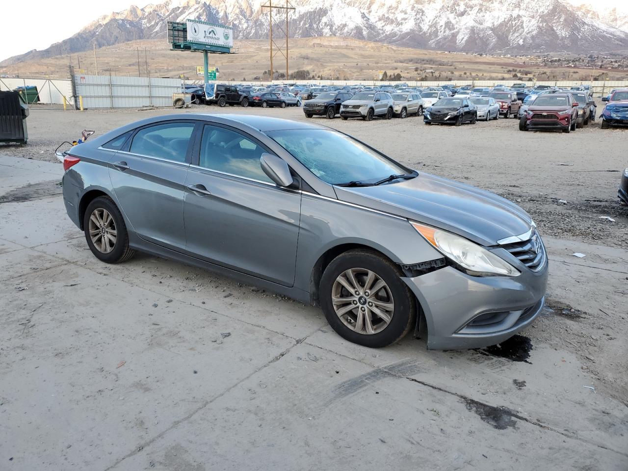 2013 Hyundai Sonata VIN 5NPEB4AC2DH614136 Copart auction photo, all over damage thumbnail 4