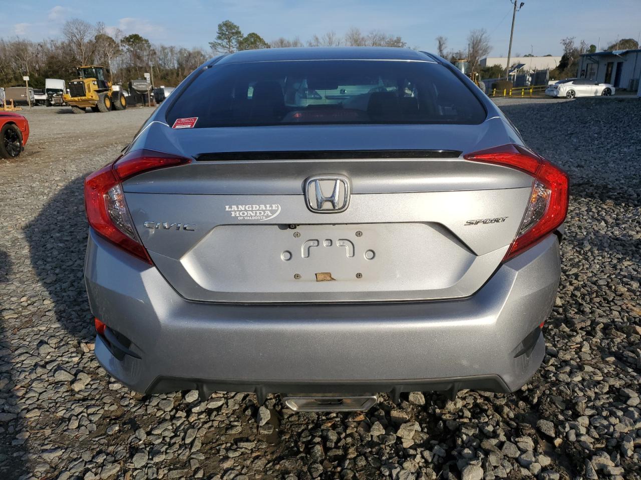 2019 Honda Civic VIN 19XFC2F88KE034045 Copart auction photo, all over damage thumbnail 6
