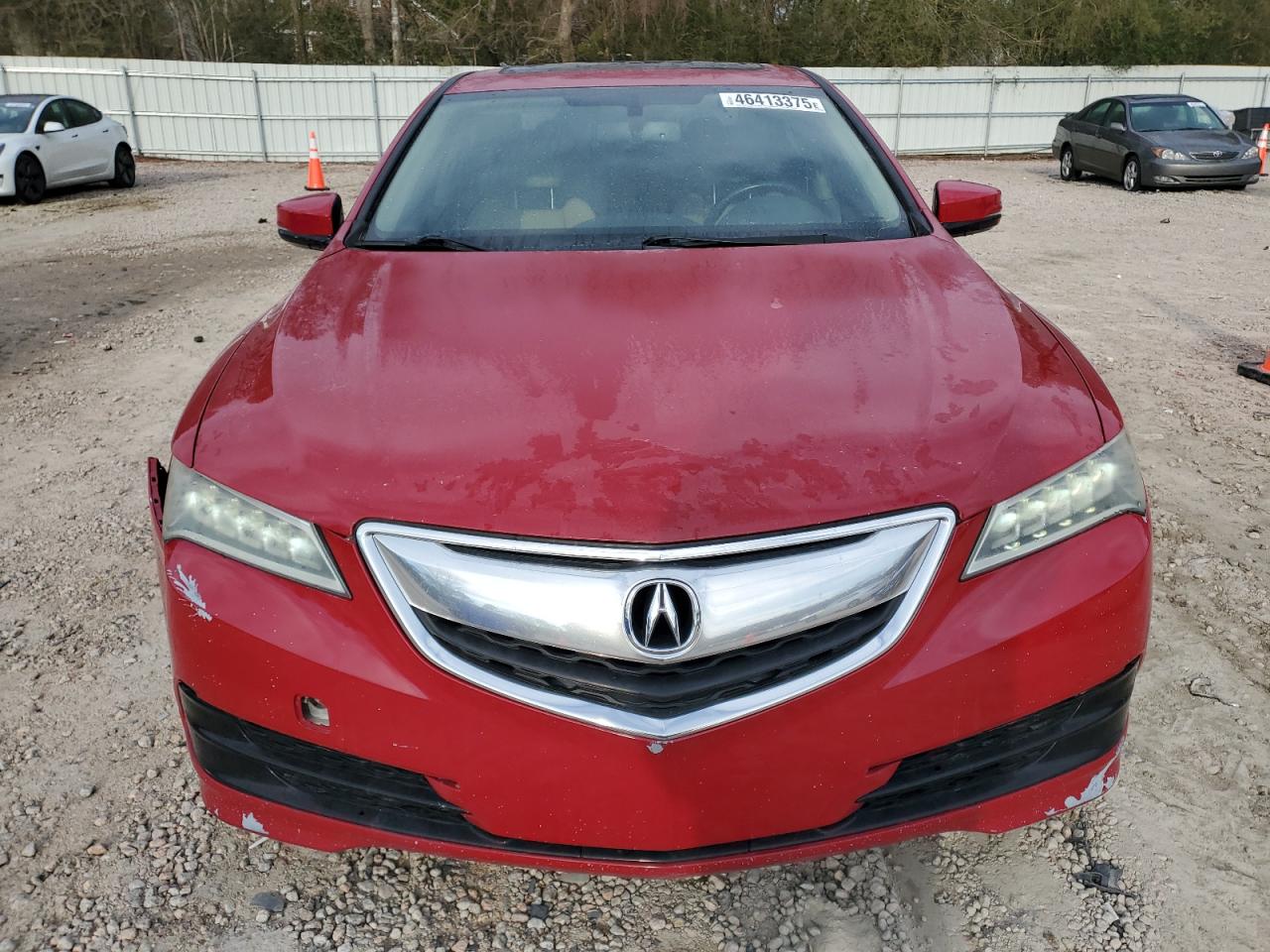 2017 Acura TLX VIN 19UUB1F38HA008244 Copart auction photo, front end / side damage thumbnail 5