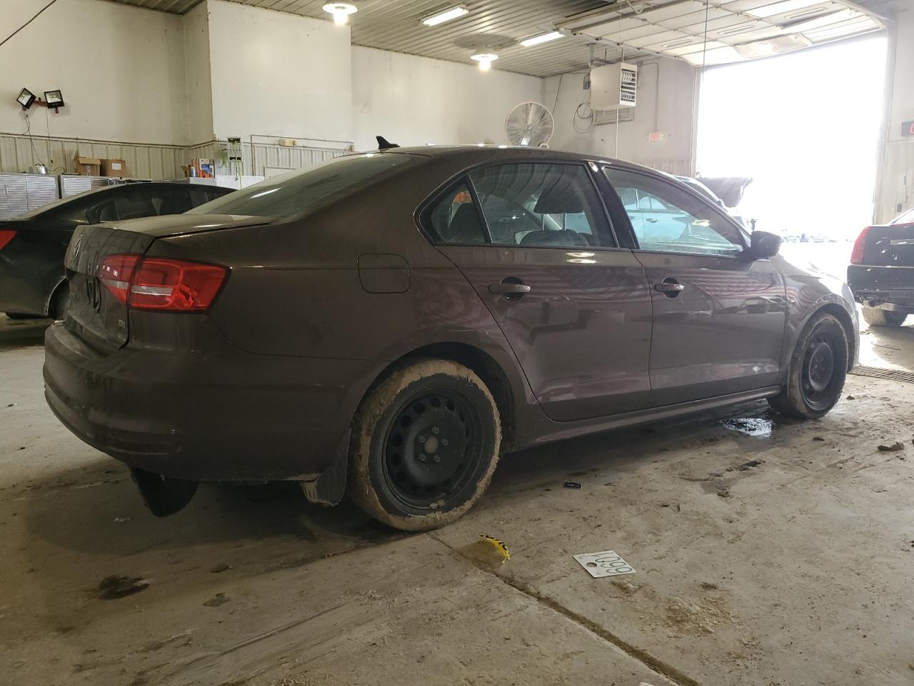 2015 Volkswagen Jetta VIN 3VW3A7AJXFM323016 Copart auction photo, rear end / minor dent/scratches damage thumbnail 3