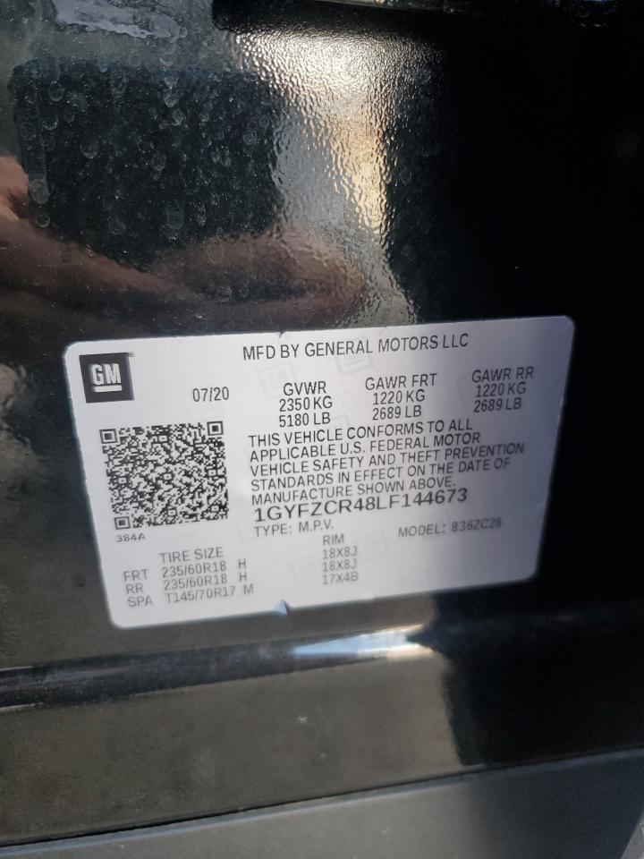 2020 Cadillac XT4 VIN 1GYFZCR48LF144673 Copart auction photo, front end damage thumbnail 15