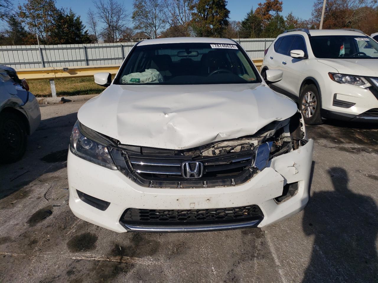 2014 Honda Accord VIN 1HGCR2F38EA106344 Copart auction photo, front end damage thumbnail 5