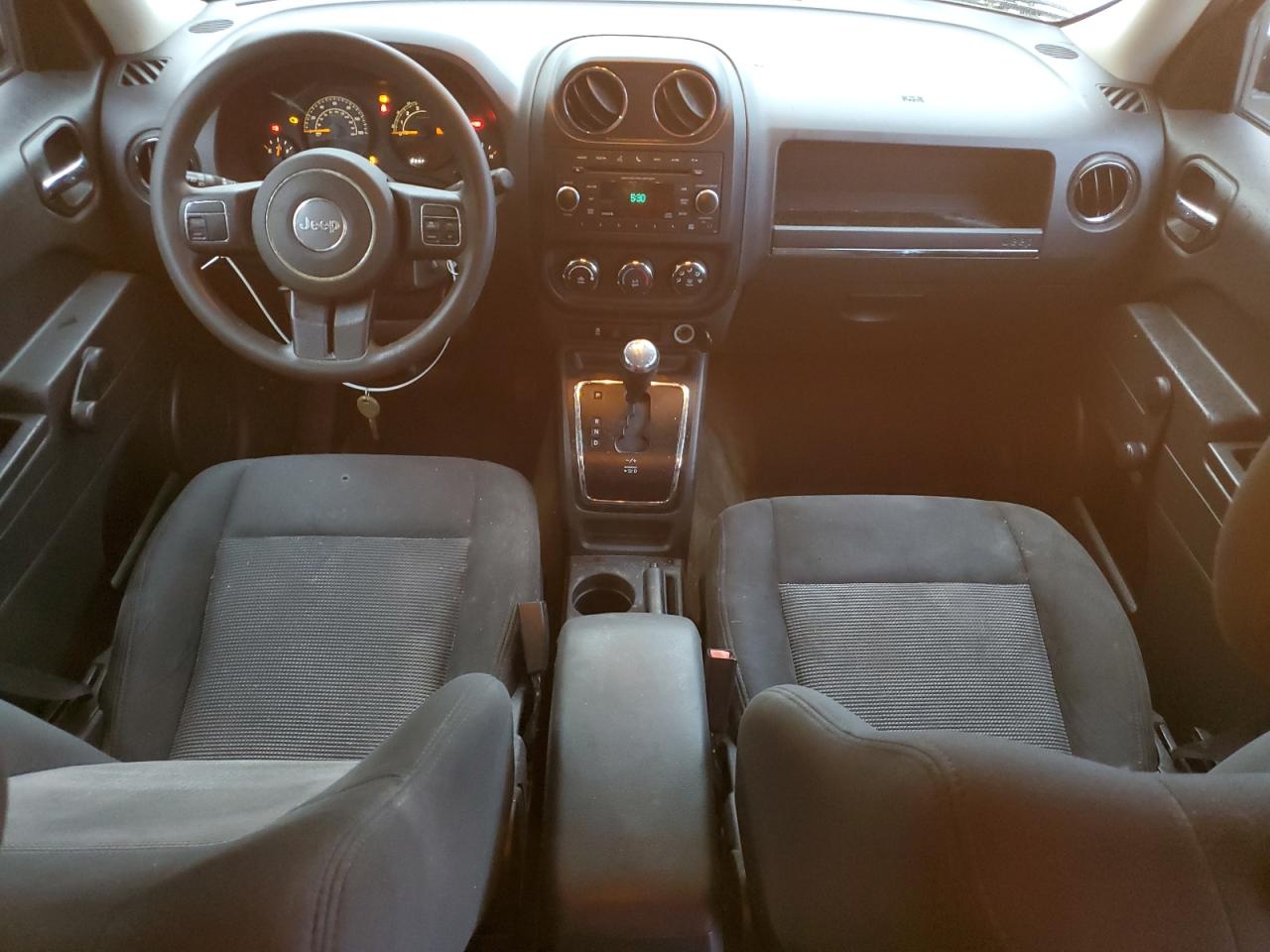 2017 Jeep Liberty (Patriot) VIN 1C4NJPBB1HD130772 Copart auction photo, undercarriage / front end damage thumbnail 8